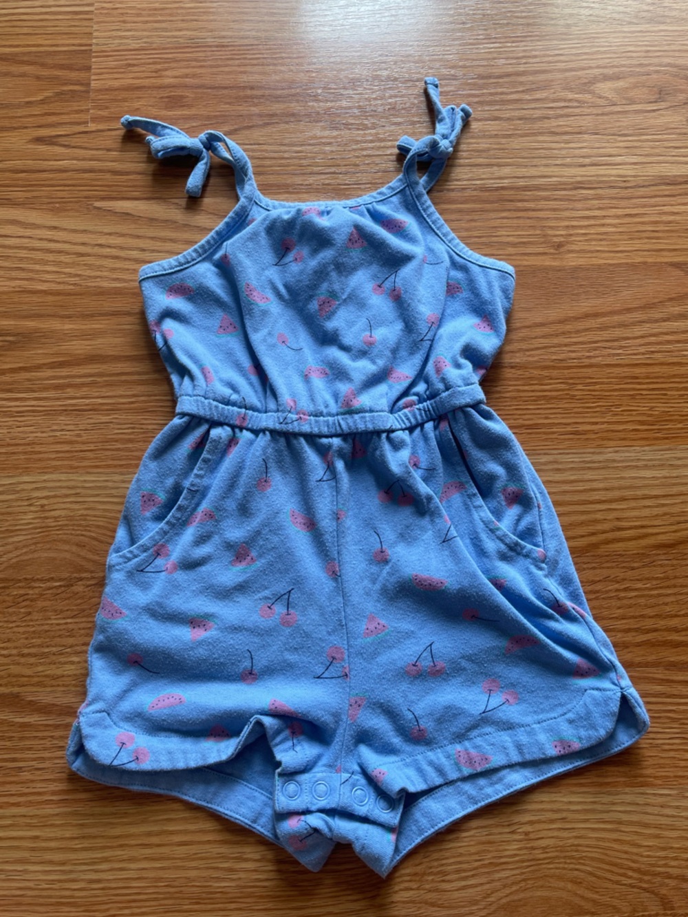Cat & Jack Light Blue Romper